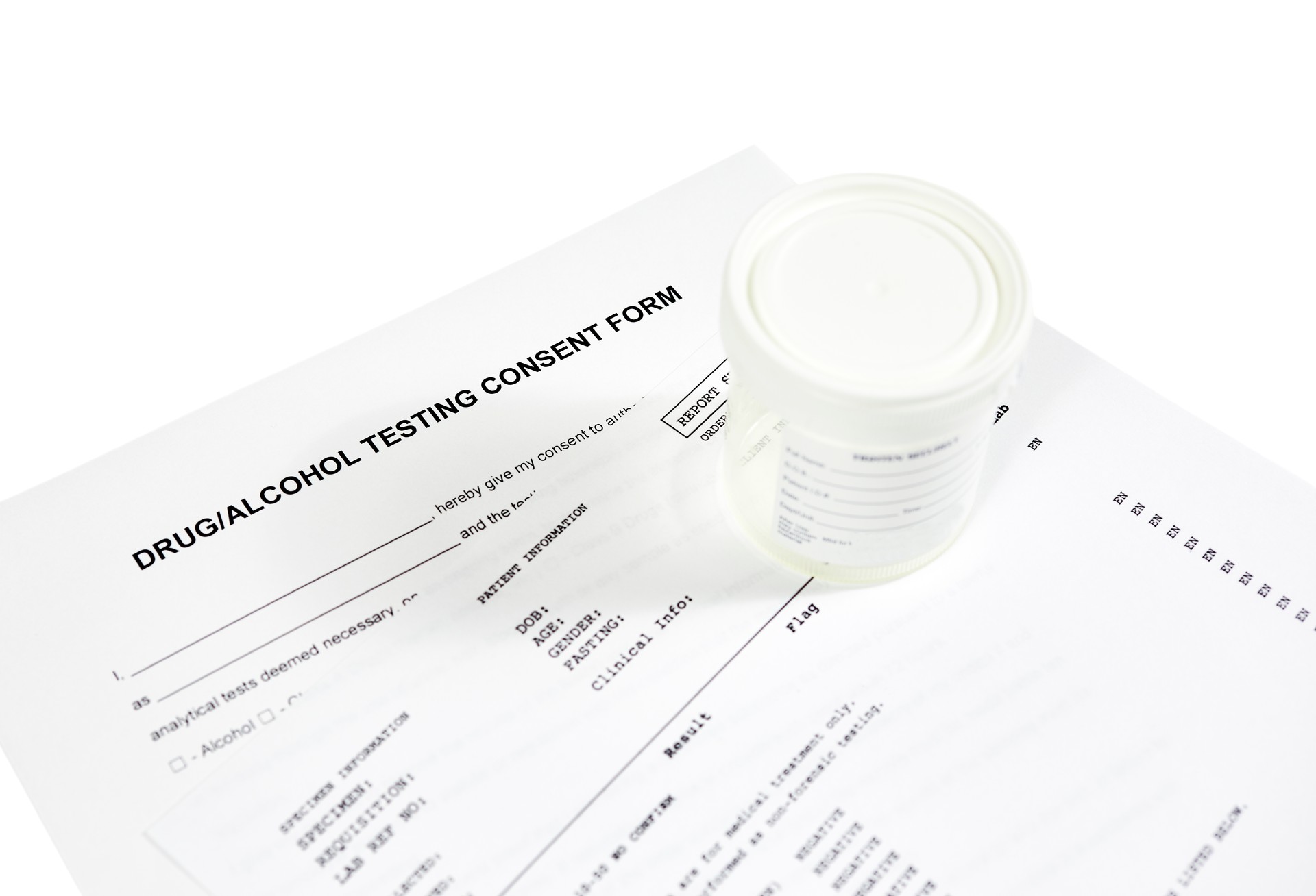 Drug and Alcohol Testing Consent Form